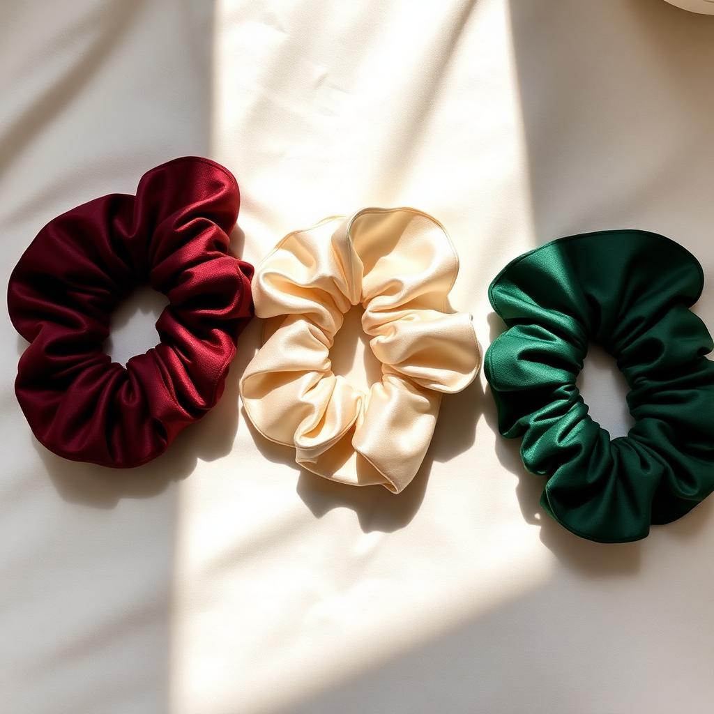 Ikat Rambut Korea Scrunchie — Pastel Set